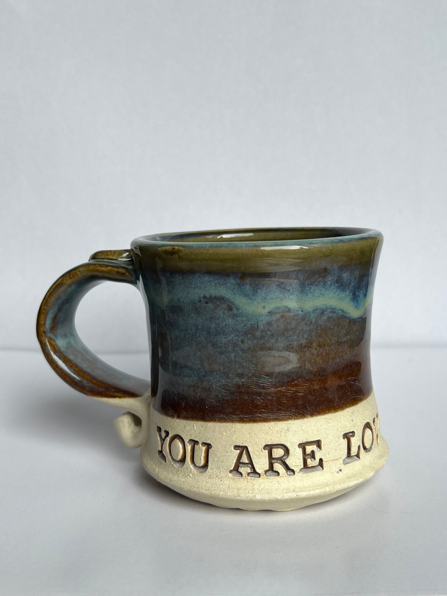 Mug - Galaxy Blue "YOU ARE LOVED" - 8-10 oz